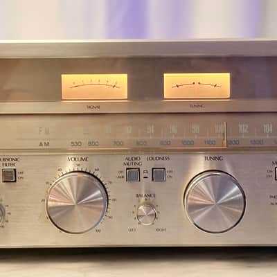 🔥🎶 Sansui G-5500 Pure Power DC Stereo Receiver — Serviced, Cleaned, 120V, Excellent Faceplate image 2