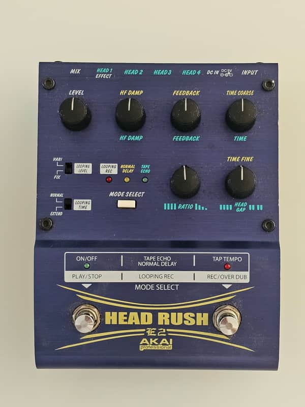 Immagine Akai E2 Headrush Delay/Looper 2010s - Blue - 1