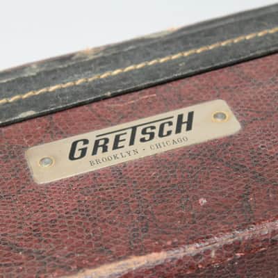 1950's Gretsch Hollowbody Case Snakeskin Brown image 5