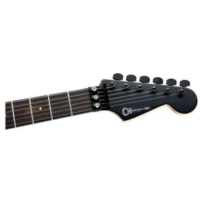 Charvel Pro-Mod Plus San Dimas Style 1 HH FR E 6-String Right-Handed Electric Guitar with Alder Body, Bolt-On Caramelized Maple Neck, and Ebony Fingerboard (Scorched Earth) image 5