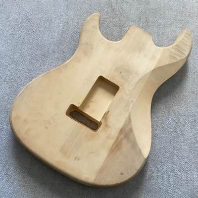 Unfinished Basswood Guitar Strat Style Body image 6