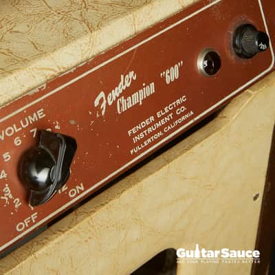 Fender Champion “600” TV Front Original Vintage 1950 (AMP_00021) image 11