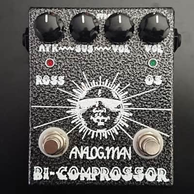 2000s - Vintage Analogman Bi-Comprossor Ross Compressor Orange Squeeze 2010s - Hammered Metal image 2