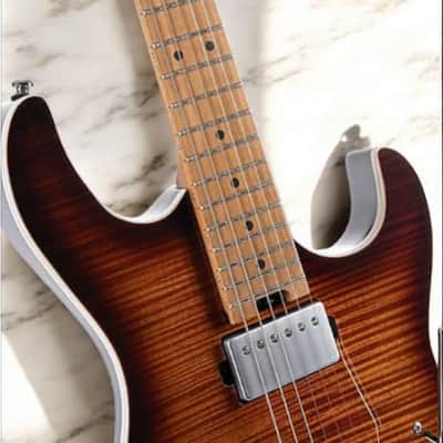 Cort G290 FAT II Discover Ultimate Playability: The Cort G290 FAT II with Roasted Maple Neck & Fretboard in Antique Violin Burst image 11