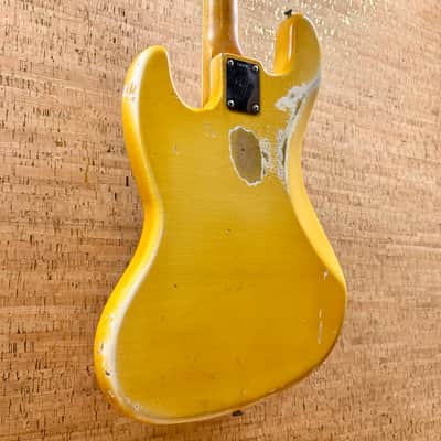 Fender Jazz Bass 1966 - Olympic White with Matching Headstock image 9