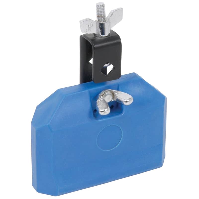 Resin Percussion Block For Drum Kit High Pitch - Blue image 1