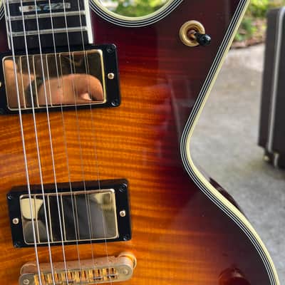 Dean USA 25th Anniversary Gold plated Cadillac 2002 - Amber Burst image 9