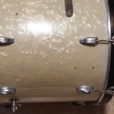 WFL 20" Compacto Bass / Floor Tom 50s White Marine Pearl image 3