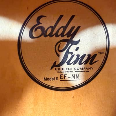 Eddy Finn EF-MN Minnow Soprano Ukulele Natural w/ Gig Bag, Tuner & Box 2010s image 3