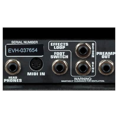 EVH 5150 III 50-Watt Tube Head Amplifier with Three channels, Selectable Impedance, and Independent Dual-Concentric Controls (Black) image 6