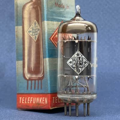 Telefunken ECC83 ◇ 12AX7 • 100% BALANCED mA & Gm • Strong NOS • Sep 1953 "pd" • Ribbed Plates • Amplitrex AT-1000 Digitally Tested • Quite Very Low Noise • T-04 image 12