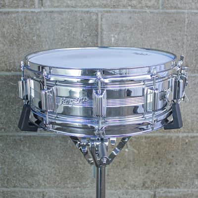 Rogers 1960's Era 5" x 14" Dynasonic 5 Line COB Snare Drum image 5