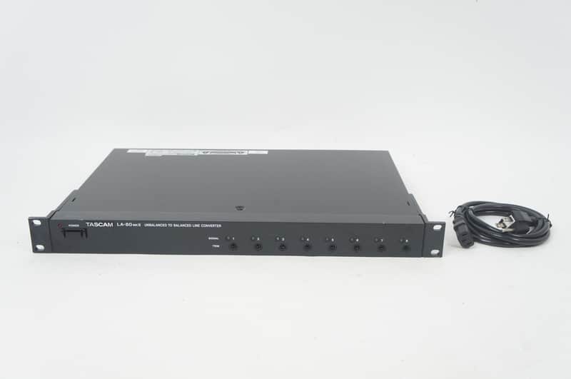 TASCAM LA-80Mk2 8ch Unbalanced to Balanced Line Converter XLR RCA DirectBox 100-240V image 1