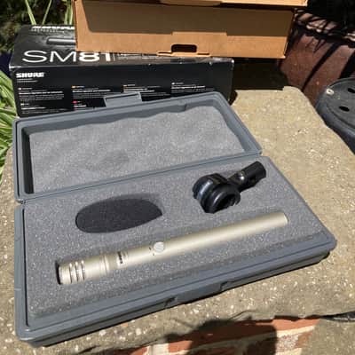 Shure SM81 Small Diaphragm Cardioid Condenser Microphone 1984 - Present - Silver image 1