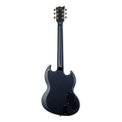 ESP LTD VIPER-1000 Left Handed Electric Guitar - Vintage Black image 8