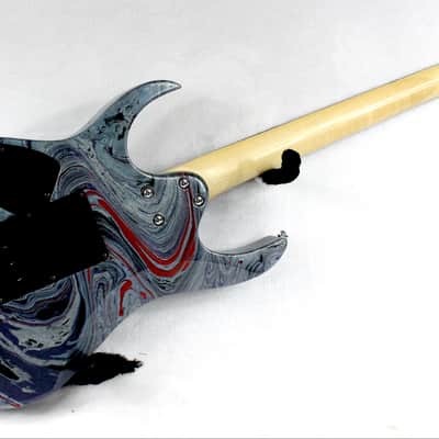 Custom Swirl Painted and Upgraded Ibanez Gio RG Electric Guitar image 20
