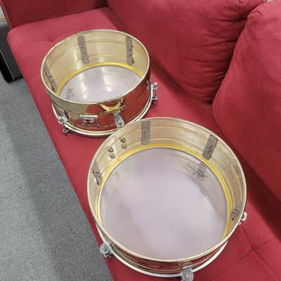 Latin Percussion Matador Series 14/15" Brass Timbales - Brass/Chrome image 9