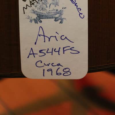 1968 Aria A544FS Flamenco – Friction Pegs image 2