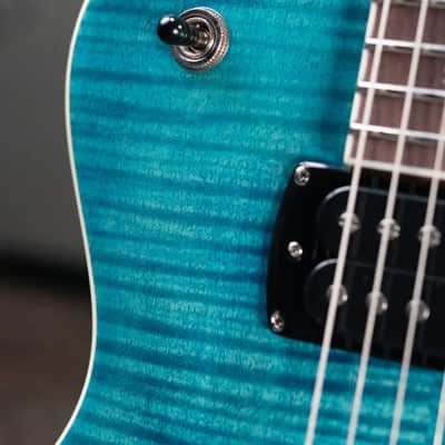 PRS SE Zach Myers Signature Electric Guitar - Myers Blue with Gig Bag image 9