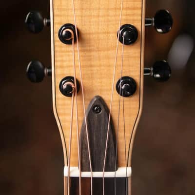 Beard Guitars Legacy E Model Round Neck - Custom Natural with Two Tone Upper Bout image 5