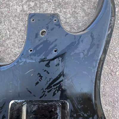 Black HH BICH Style Guitar Body image 3