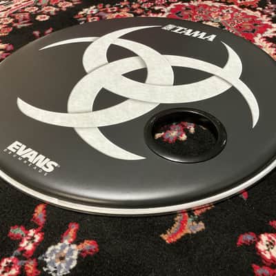 EVANS Anika Nilles / RUSH "Triskelion" 22" Bass Drum Head /w Holz 4” Mic Port  2026 image 3