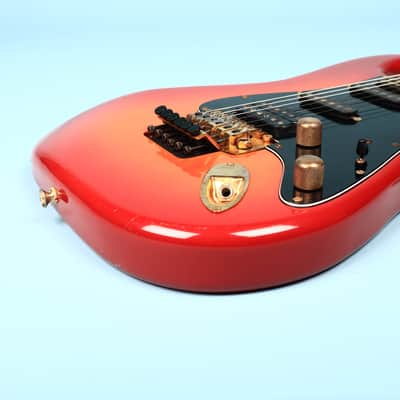 Fender Stratocaster Str-75r Electric Guitar Made in Japan Gold Floyd image 9