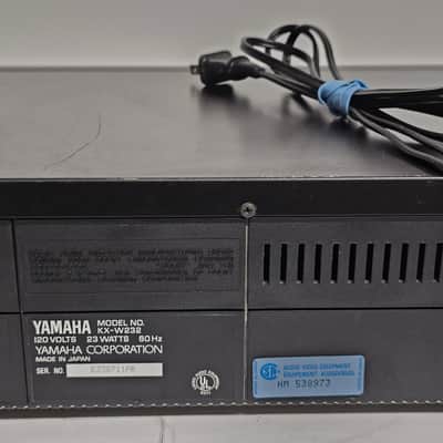 Yamaha KX-W232 Natural Sound Double Cassette Deck - Made in Japan - Tested Works image 8