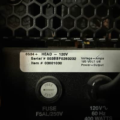 Peavey 6534+ 120W Guitar Amp Head 2010s - Black image 3