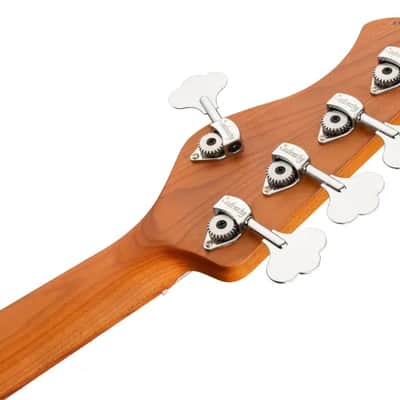 Sadowsky MetroExpress 21-Fret Hybrid P/J Bass, Morado Fingerboard, 5-String - Solid Candy Apple Red Metallic High Polish image 7