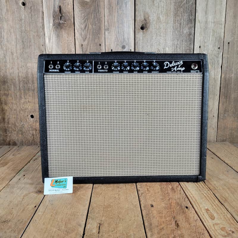 Fender Deluxe Amp AB763 1965 - Black image 1