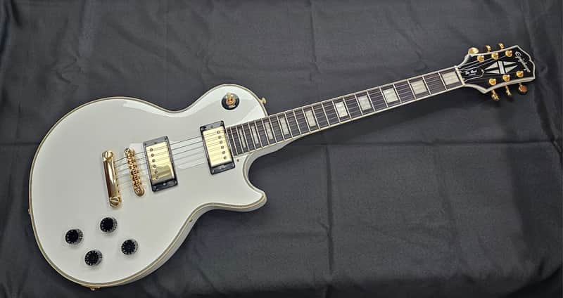 Epiphone Les Paul Custom 2021 - Alpine White image 1