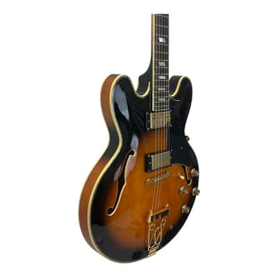 Used Peerless Renaissance Custom Semi-Hollow Electric Guitar Sunburst 6-String image 4