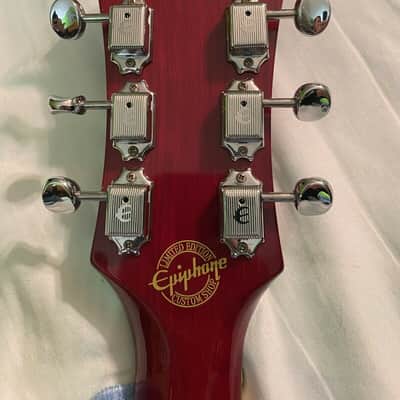 Epiphone Casino Custom Shop Limited Edition Cherry Red image 4