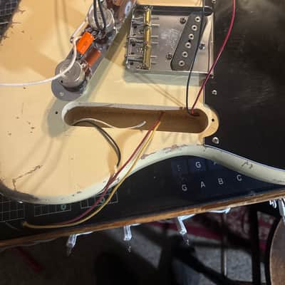 KGD based  , Reborn under AMERI’Can’Fix’It Stringed Legion  Telemaster (Celtic Saints Reprisal) 2025  - Relic aged cream white image 14