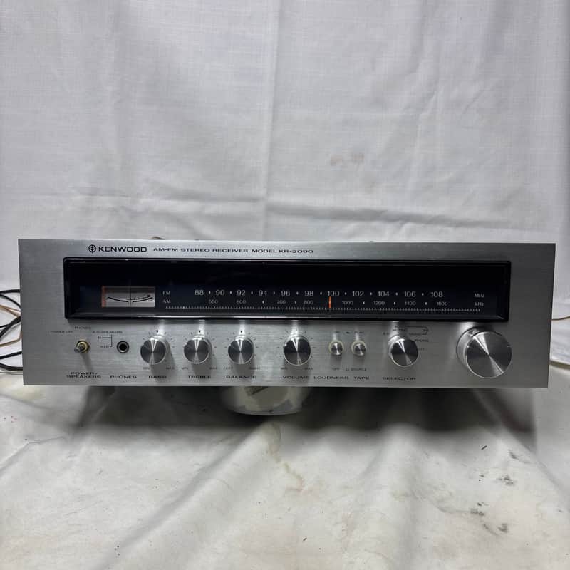 Ampli-tuner Vintage Kenwood KR-2090L – FM/AM – Stéréo – Japan – Bon état De Marche