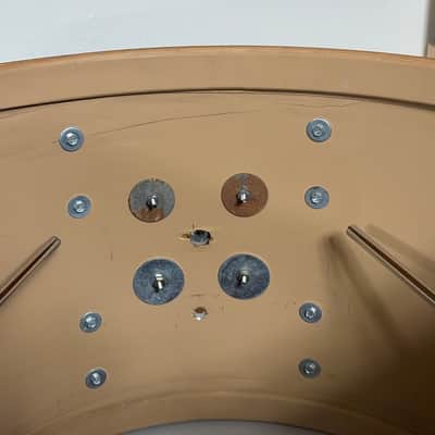 1960's Slingerland 20" Blue Sparkle Bass Drum 14x20 image 11