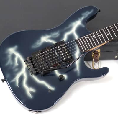 1989 Kramer Nightswan - Lightning Bolt Graphic - Vivian Campbell Signature Model - Original Case image 19
