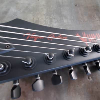 Vayper Guitars V7 2023 Stealth Black Matte Finish image 5