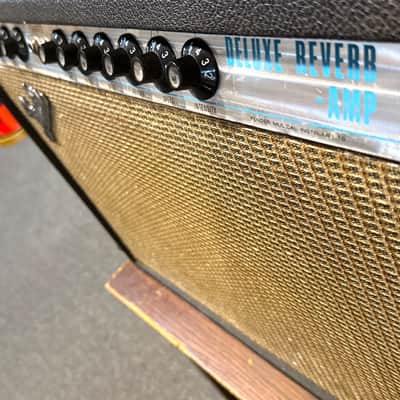1970 Fender Deluxe Reverb-Amp image 6