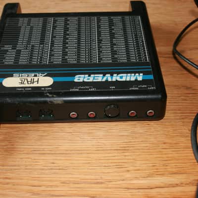 Alesis Midiverb Desktop Reverb Unit 1986 - 1987 - Black Bild 2