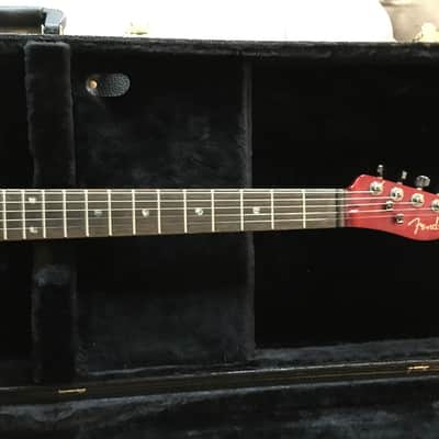 Fender Esquire GT 2003 Red w/ White racing stripe image 3