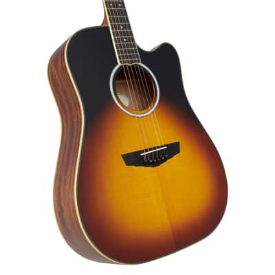 D'Angelico Bowery Dreadnought CE - Vintage Sunset w/ Gig Bag (DAED500VSNGP2) image 7