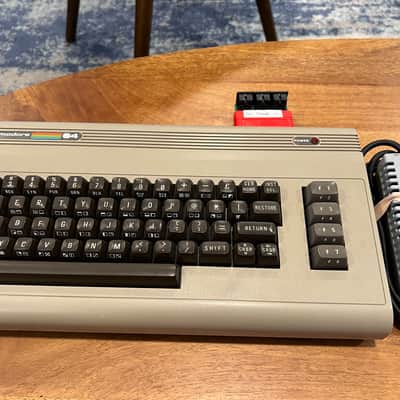 Commodore 64 Synth with Datel Midi, Cynthcart, and Sid2Sid Kit image 1