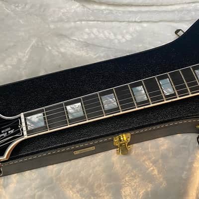 NEW! Gibson Dealer Select Custom Shop Les Paul Custom AAA Figured Flame Top - Transparent Blue / Natural Back - Authorized Dealer - WOW! 8.9 lbs - G06607 image 10