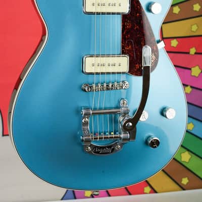 2022 Gretsch G5210T-P90 Electromatic Jet Two 90 Single-Cut with Bigsby, Laurel Fingerboard, Mako image 4
