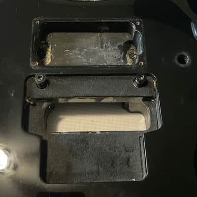 1990's Korean Ibanez S470 S Series Black Guitar Body LO-TRS Tremolo Ready image 6