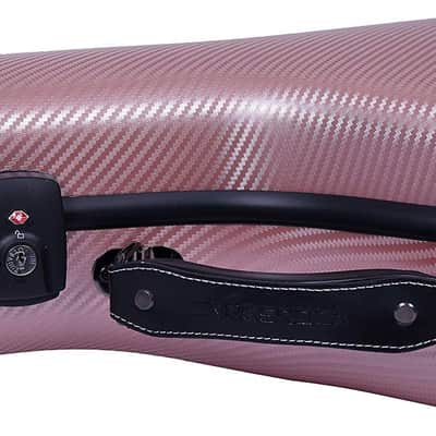 Crossrock Deluxe Classical Guitar Hard Case, Poly Carbon Flight Box, Safe Home of Guitar in Ros Gold image 5