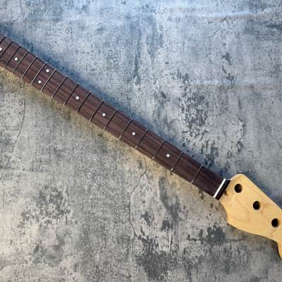 BMC Bass Guitar Neck Precision Bass® 21 Fret Canadian Maple/Rosewood Natural Satin Finish image 1