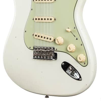 Fender Limited Edition '62 Poblano Strat - Journeyman Relic Aged Olympic White image 4